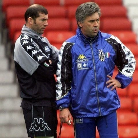 Zidane e Ancelotti