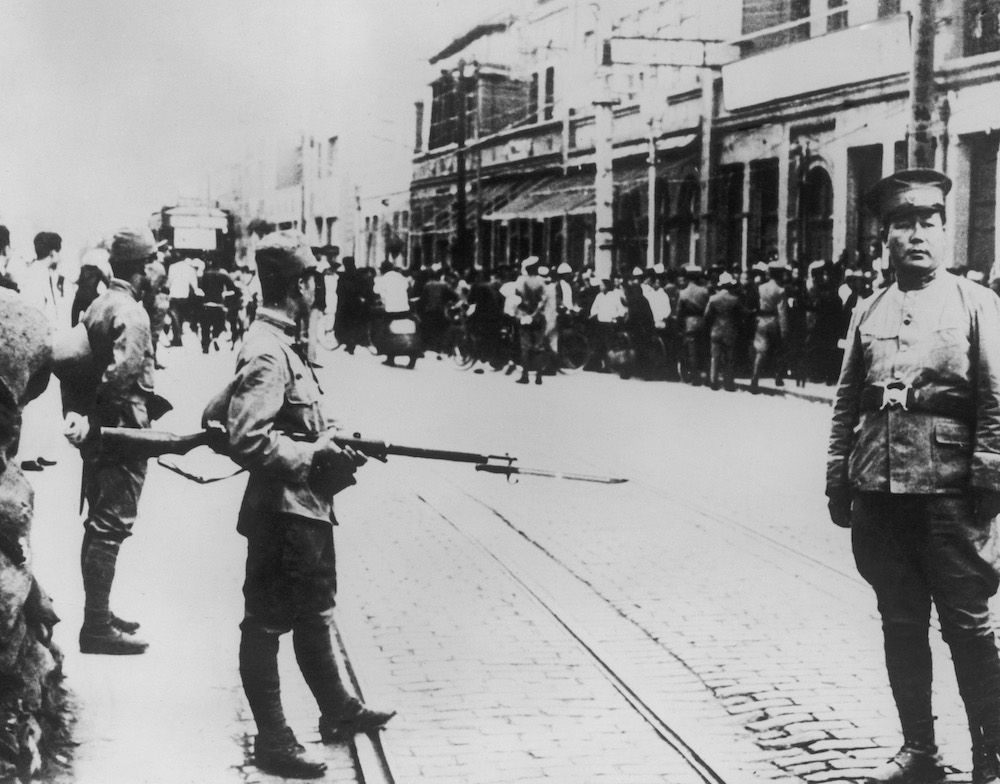 Truppe giapponesi a Tianjin nel 1939