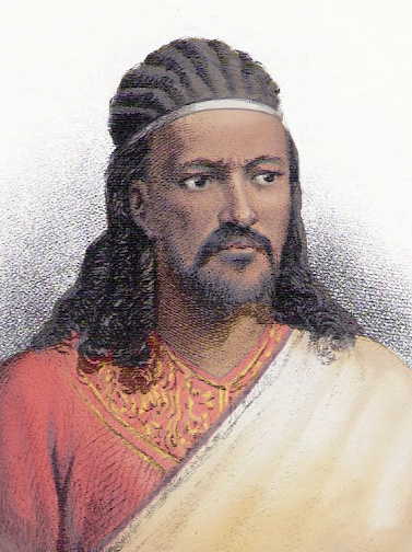 Il Negus Tewodros II, importante figura del nazionalismo e della storia dell'Etiopia