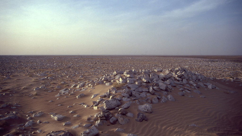 Il paesaggio desertico del Tanezrouft, regione al confine tra il Niger e il Mali.  Paesaggio non dissimile da quello che si presentò agli occhi di Mansa Musa durante il suo pellegrinaggio