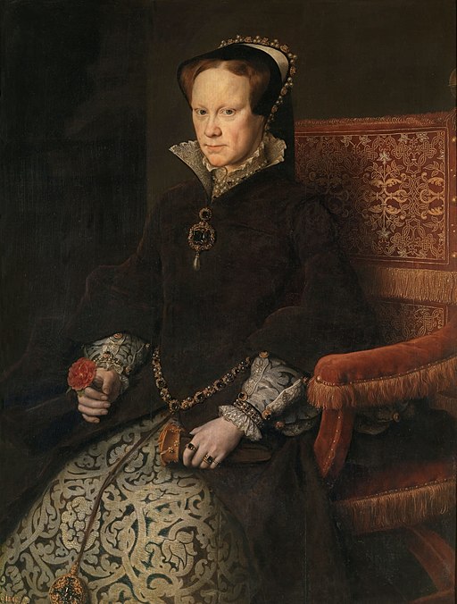 Maria Tudor, detta La Sanguinaria,la sorellastra cattolica di Elisabetta