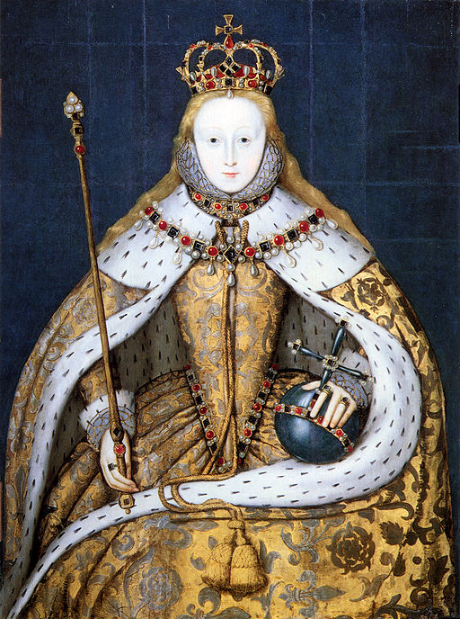 Elisabetta I il giorno dell'incoronazione, diventava Regina