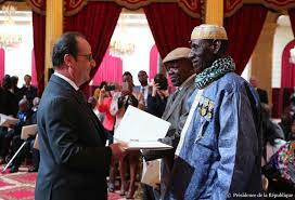 I Tirailleurs senegalais ricevuti da Hollande